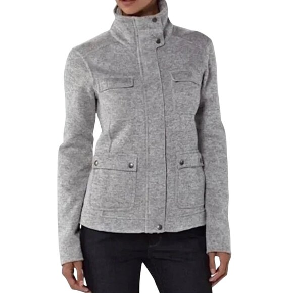 Patagonia Womens Jacket Sz S Gray Full Zip Minimalist Utility Athleisure - Picture 1 of 13